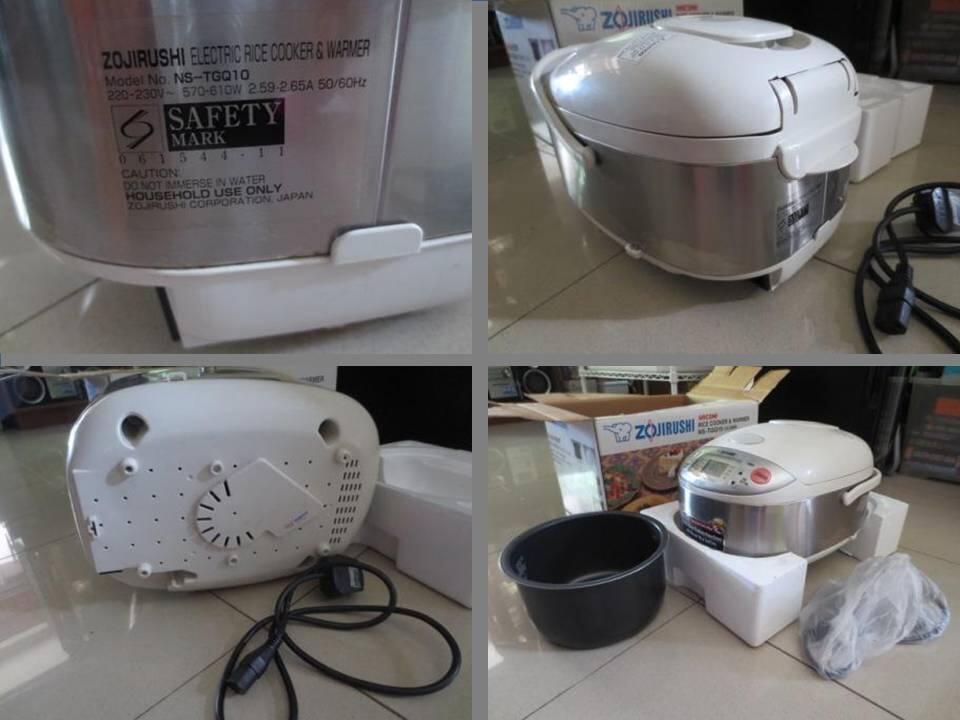 Rice cooker Zojirushi mulus lengkap borongan expat jual cepat murah nego