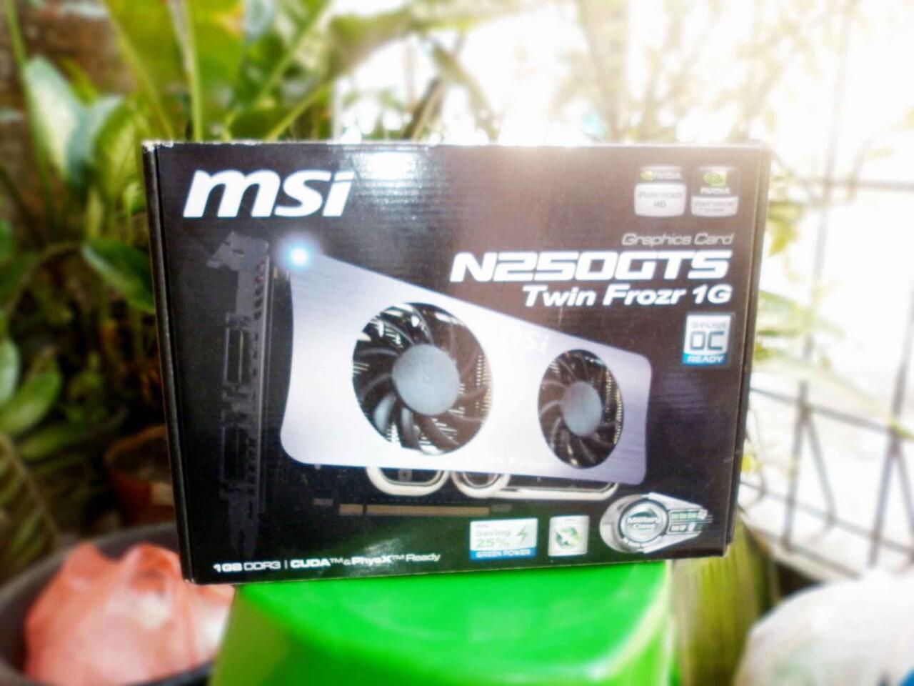 ░▒▓█ VGA MSI GTS 250 512 MB 256 BIT Twin Frozr OC Edition (SOLO) █▓▒░