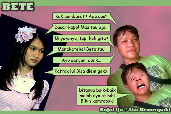 #Aku_Kemropok!!! cewek bikin emosi aja!