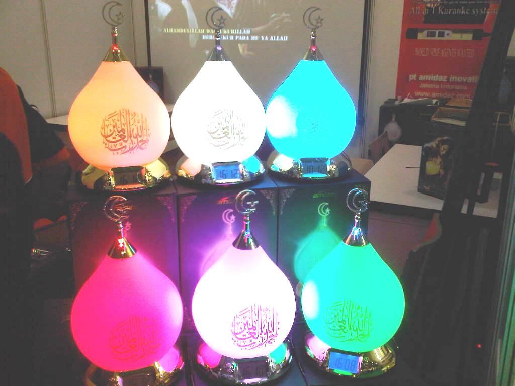 Lampu Adzal Led Pengingat Waktu Sholat Unik Cocok Untuk Hadiah Atau Mahar Pernikahan