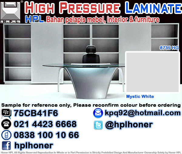 WORKSTATION Partisi MEJA Kantor OFFICE Reception PANEL Backdrop HPL Ceiling Formika