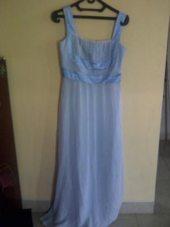 garage sale dress longdress, blouse, sepatu