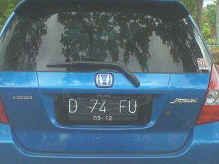 Plat Nomor Mobil Terlucu yang ada di indonesia