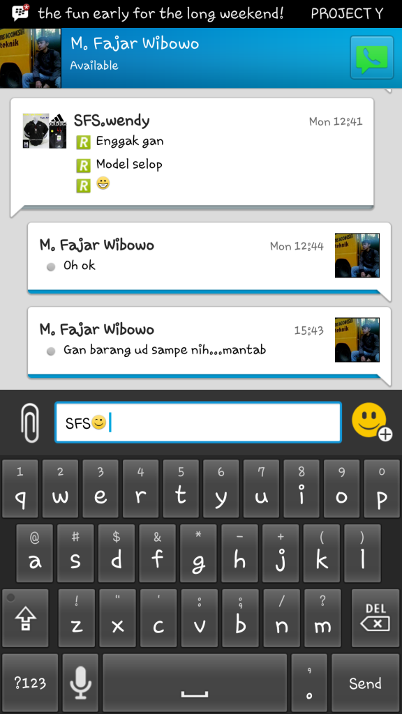 Testi Buyer SFS.Wendy :D