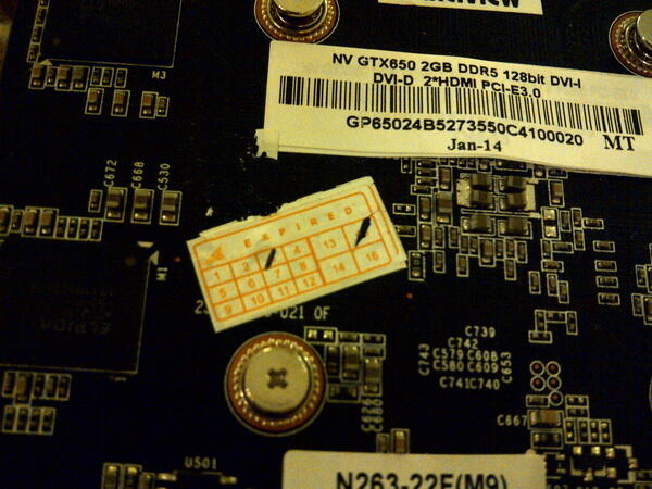 Pixelview GT630 4gb DDR3 / Pixelview GTX650 2gb GDDR5 / ASUS GTX650Tiboost 2gb GDDR5