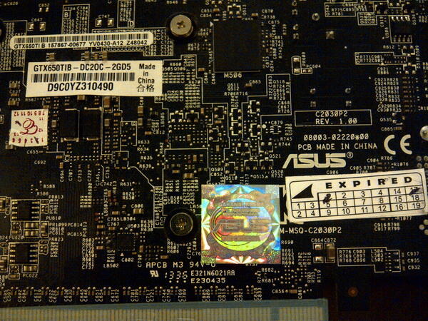 Pixelview GT630 4gb DDR3 / Pixelview GTX650 2gb GDDR5 / ASUS GTX650Tiboost 2gb GDDR5