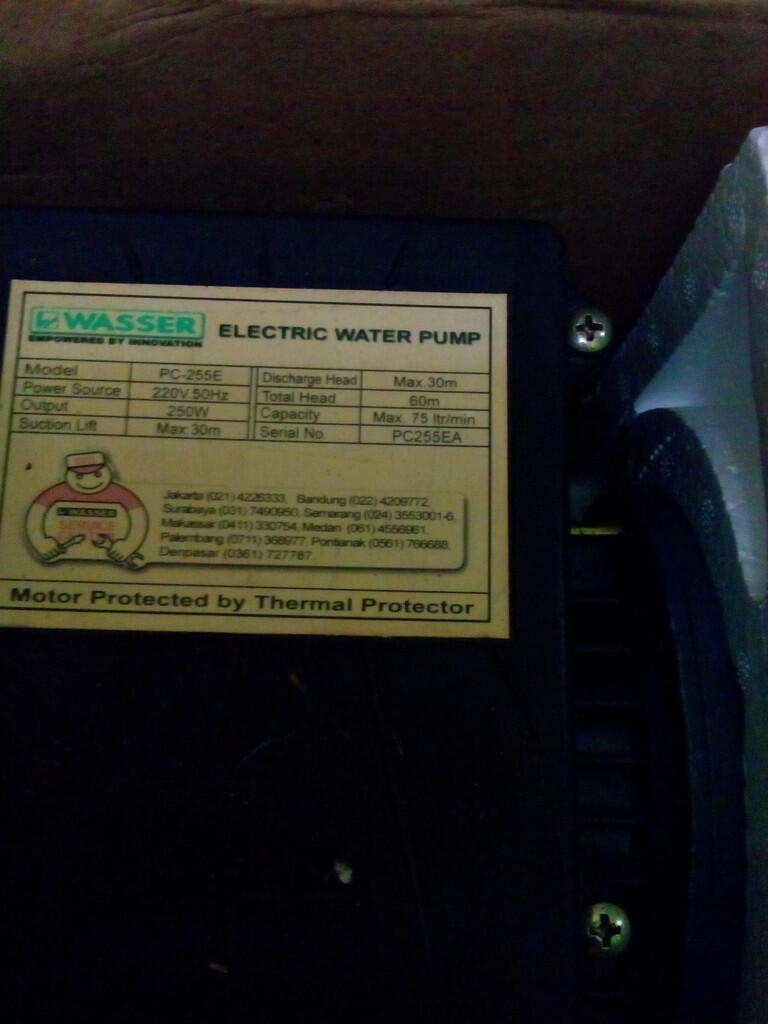 di jual jet pump wasser pake tabung