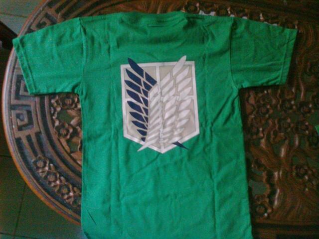 Kurokaze66 O'L Shop : Kaos Shingeki no Kyojin Chibi & Legion Emblem. Tanpa Kuota !!