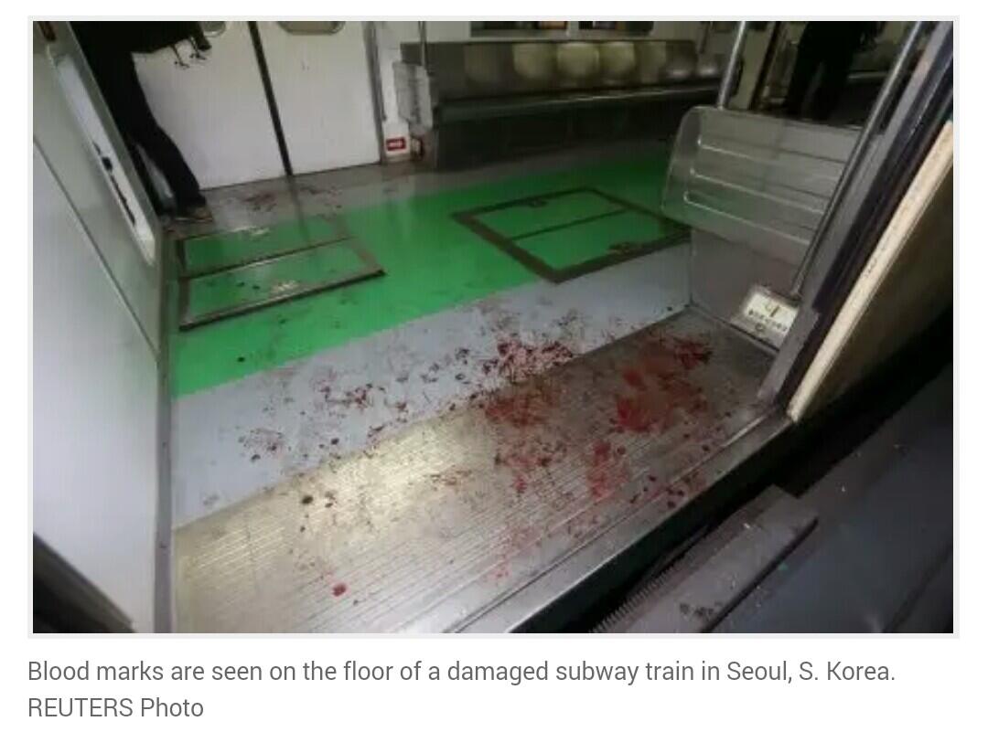 Kecelakaan Kereta bawah tanah (subway) di Seoul!