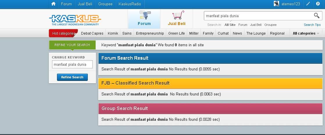 Beberapa Manfaat Piala Dunia