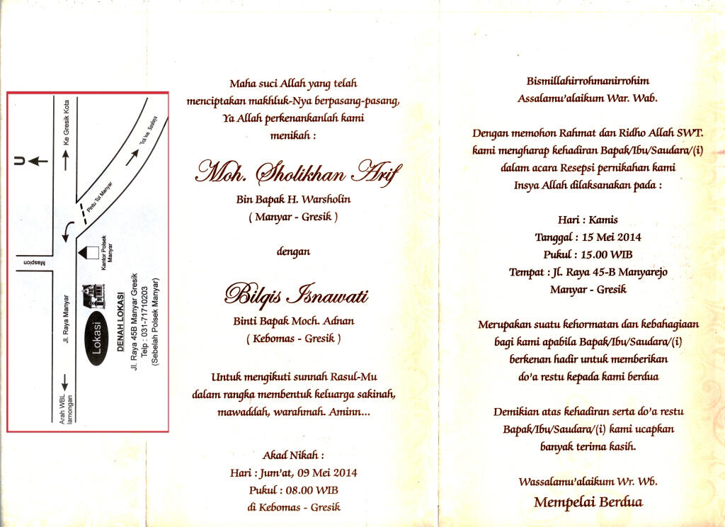  ۩۞۞۩ FREE INVITATION Akad Nikah dan Resepsi Momod Ronieyuan ۩۞۞۩