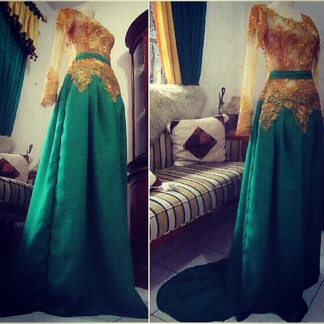 PARTY DRESS SEMI KEBAYA UNTUK ACARA PERNIKAHAN, PERTUNANGAN, IDUL FITRI, DLL