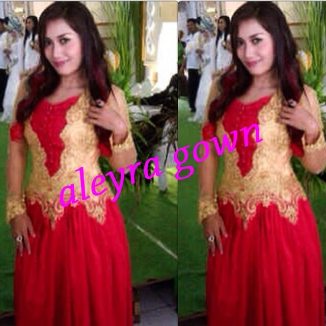 PARTY DRESS SEMI KEBAYA UNTUK ACARA PERNIKAHAN, PERTUNANGAN, IDUL FITRI, DLL