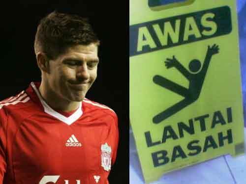 Blunder GERRARD TERPELESET....!! (FUNNY PIC) 