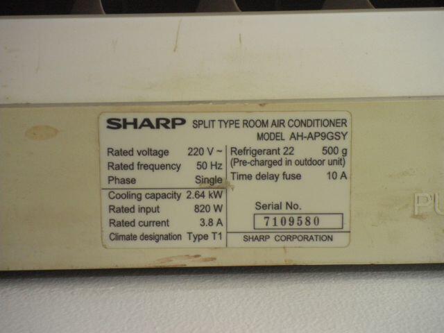 Dijual Segera 2 Unit AC Sharp 1 PK Kondisi Bagus dan Mulus (Bekasi Timur)