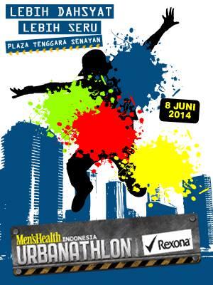 Men's Health Indonesia URBANATHLON, 8 Juni 2014, Plaza Tenggara Senayan