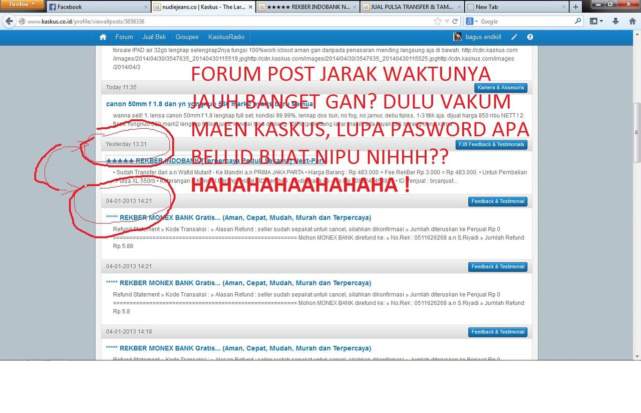 ID ANE DISERANG AMA PENIPU YANG GA TERIMA GAN !