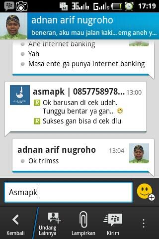 >>> Testimonial Agan asmapk <<<