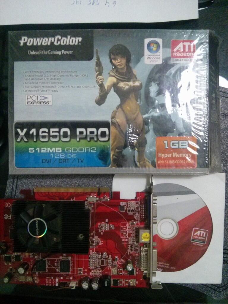 JUAL VGA Card Jadul X1650, 1 GB