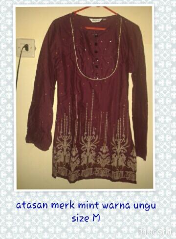 Preloved atasan merk Accent dan Mint - Update