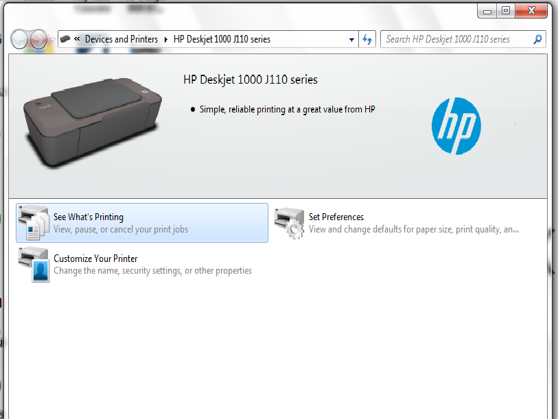 ASK : Printer Deskje 1000