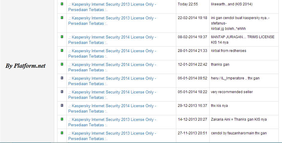 D: JUAL > Lisensi Code Kaspersky Internet Security For Android