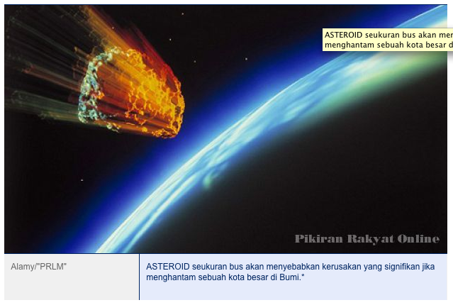&#91;Breaking News&#93; Asteroid Sebesar Bus Menuju Bumi