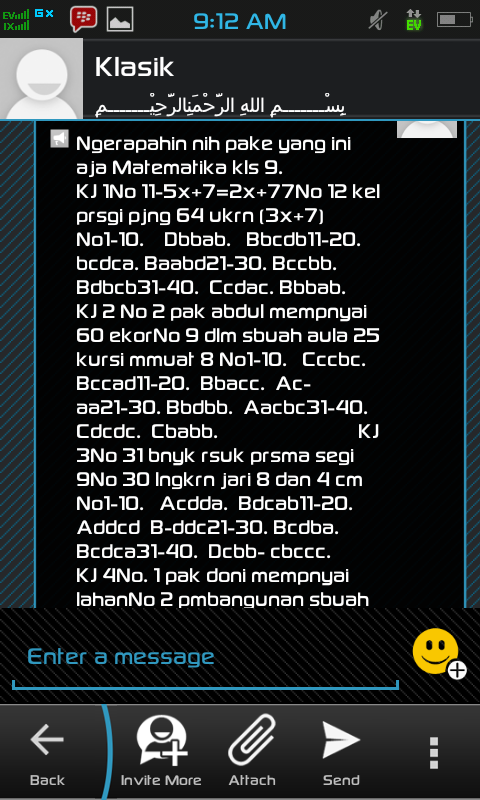 &#91;Share&#93; agan dapet kunci UN? ane dapet gan (pic+)