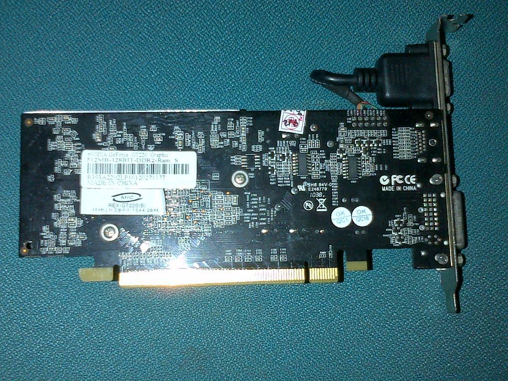 VGA CARD NVIDIA GEFORCE GT220 GRAPHIC 512MB 128BIT DDR2