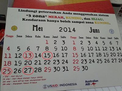 Kalender Mei 2014 yang Bikin Ngakak