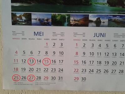Kalender Mei 2014 yang Bikin Ngakak  KASKUS