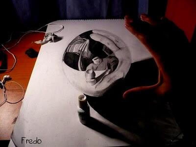 Gambar 3D Karya Fredo