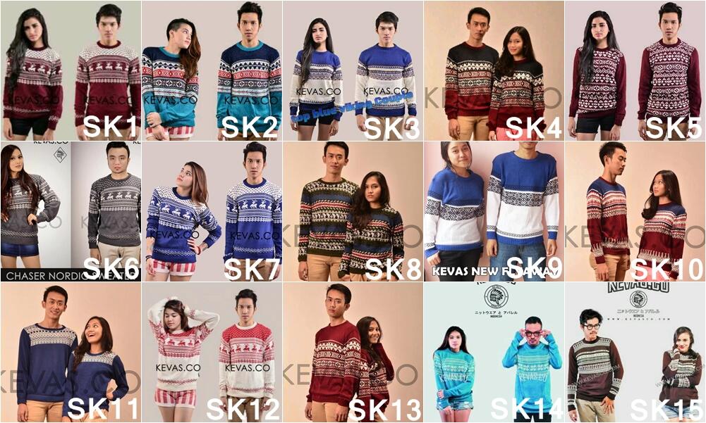 SWEATER RAJUT (couple, tribal, dll) murah!!