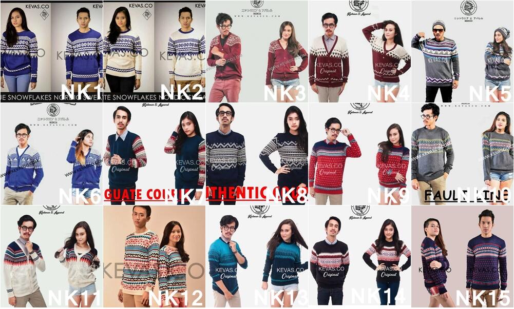 SWEATER RAJUT (couple, tribal, dll) murah!!