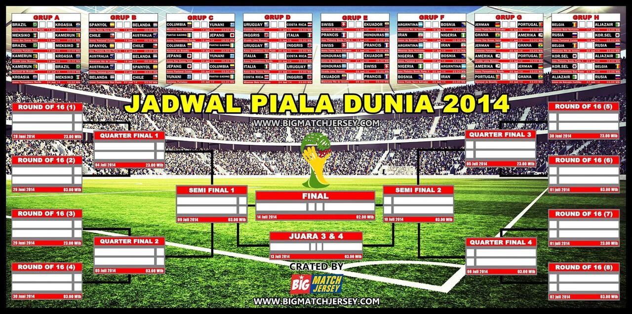 Melihat Kemegahan Stadium Piala Dunia Di Brazil dan Jadwal Piala Dunia