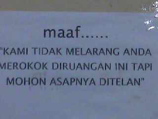 tulisan paling nggak jelas tujuan nya