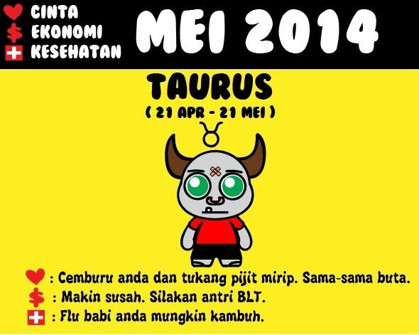 #RabunSenja (Ramalan Bintang Urakan, Sentimentil &amp; Jahil) Edisi Mei 2014