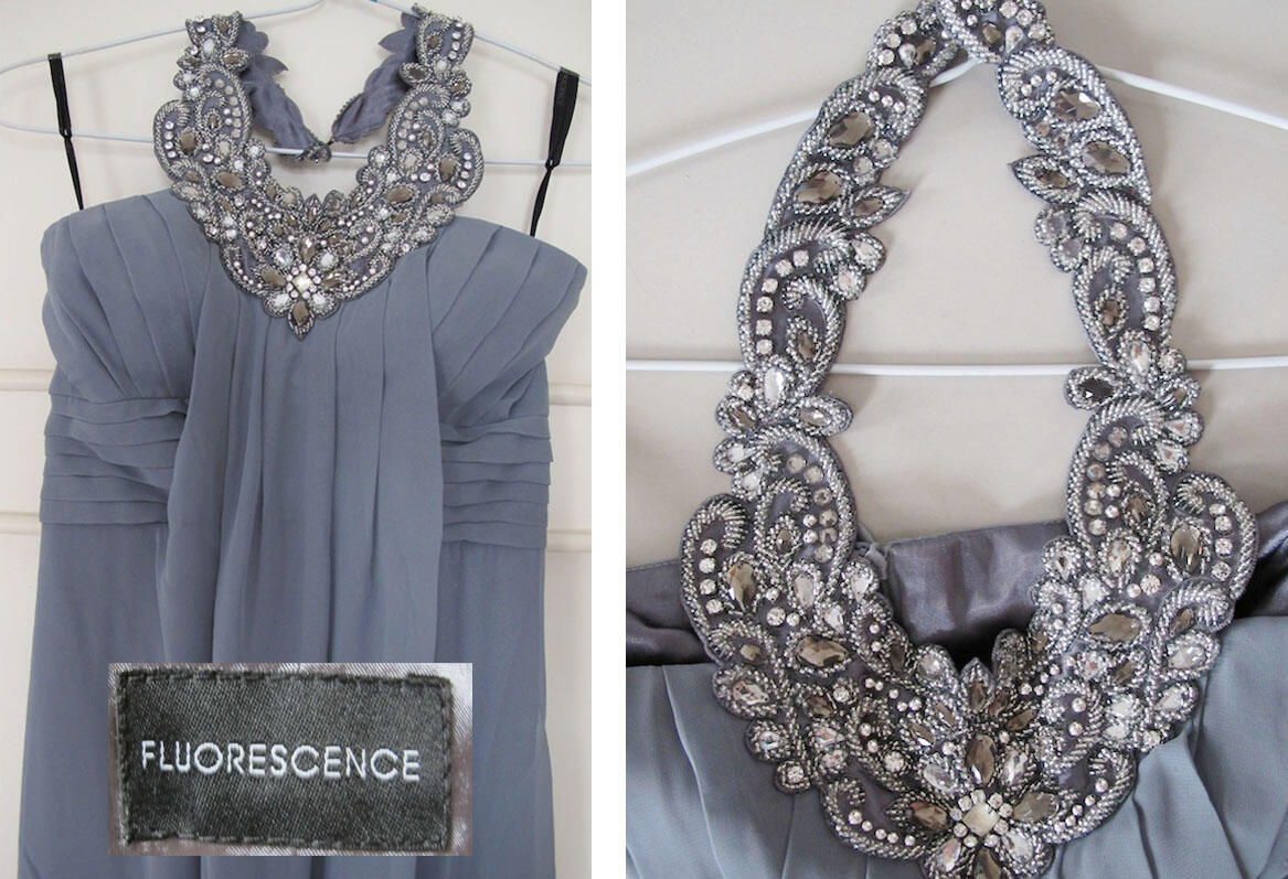 Second Baju Gaun Pesta / Evening Cocktail Dress Oasis, Fluorescence, Phangsanny