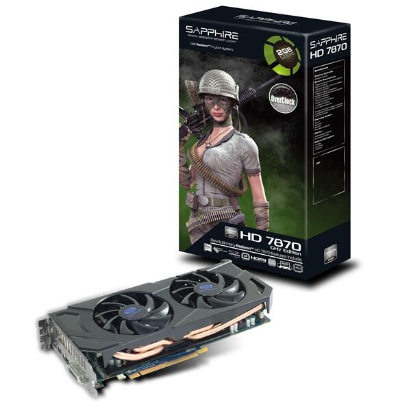SELL SAPPHIRE RADEON HD 7870 OC VERSION SECOND MURAH