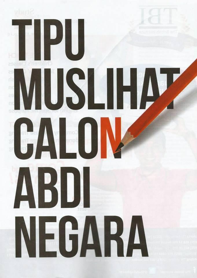 TIPU MUSLIHAT Calon Abdi Negara