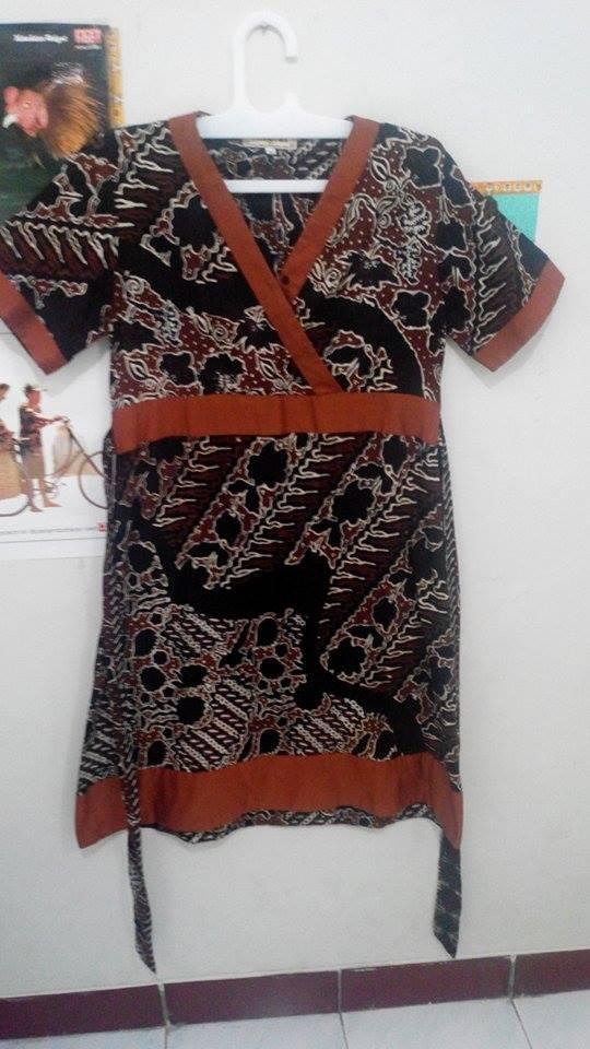Dress Batik Tulis Sogan