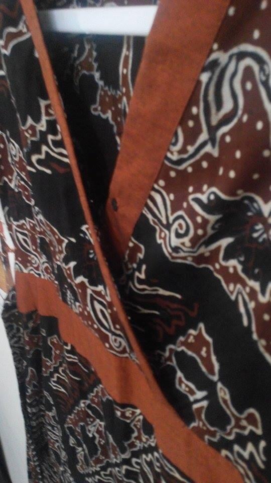 Dress Batik Tulis Sogan