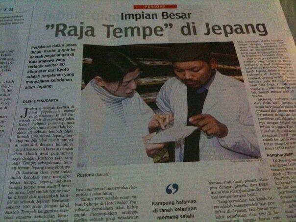 Kisah Anak Negri yang Sukses Membuat Pabrik Tempe di Jepang