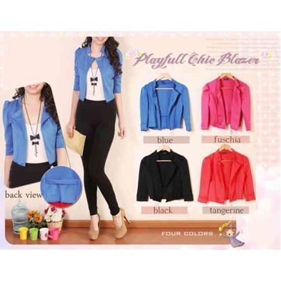 Supplier Blazer fashion wanita cocok untuk kerja dan jalan