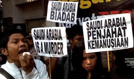 &#91;Dipukul pake Besi&amp;Rotan Badannya Diseterika&#93; TKW asal Karawang Disiksa di Arab Saudi