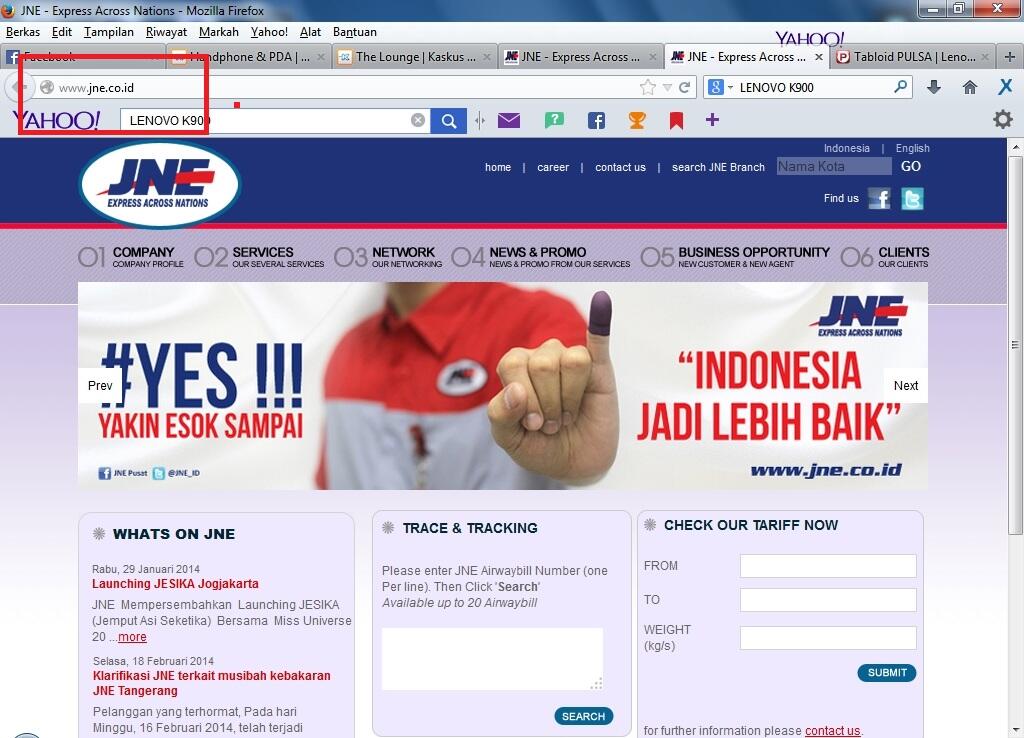 AWAS !!! Ini website JNE (Jasa Paket) ASLI atau PALSU ??