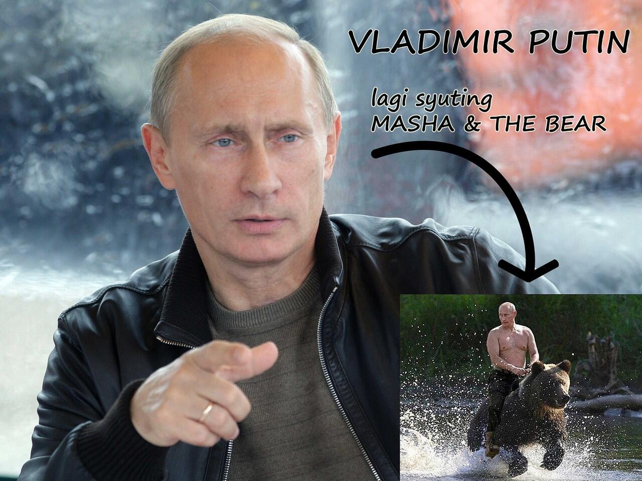 Ternyata begini kesibukan Presiden Rusia Vladimir Putin... 