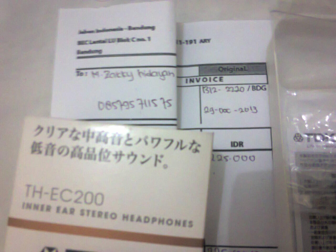 IEM TDK Clef-R TH-EC200 (Bandung)