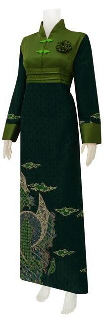 Gamis Batik Shanghai Mawar