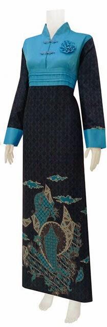 Gamis Batik Shanghai Mawar